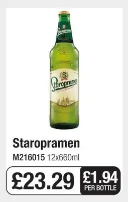 Makro Staropramen offer