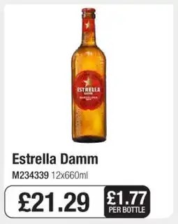 Makro Estrella Damm offer