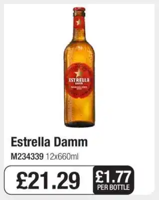 Makro Estrella Damm offer