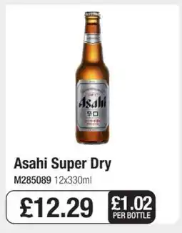 Makro Asahi Super Dry offer
