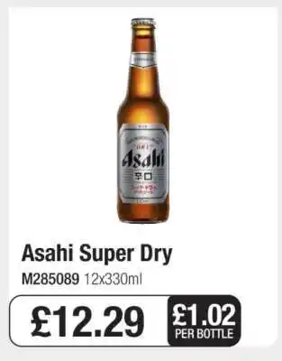 Makro Asahi Super Dry offer