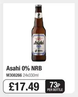 Makro Asahi 0% NRB offer