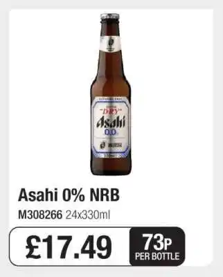 Makro Asahi 0% NRB offer