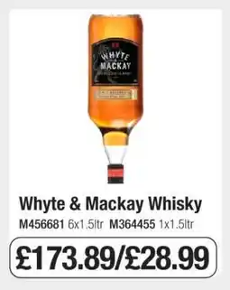 Makro Whyte & Mackay Whisky offer