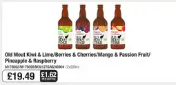 Makro Old Mout Kiwi & Lime/Berries & Cherries/Mango & Passion Fruit/Pineapple & Raspberry offer