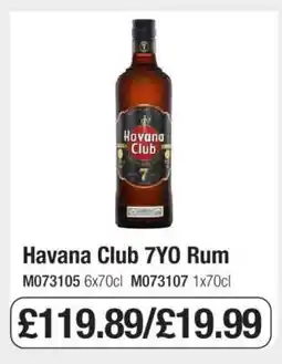 Makro Havana Club 7YO Rum offer