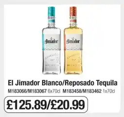 Makro El Jimador Blanco/Reposado Tequila offer