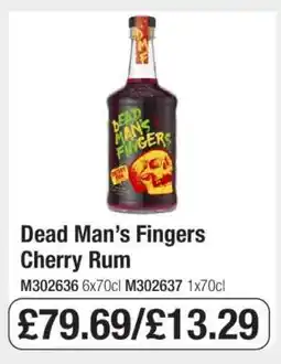 Makro Dead Man’s Fingers Cherry Rum offer