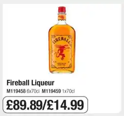 Makro Fireball Liqueur offer