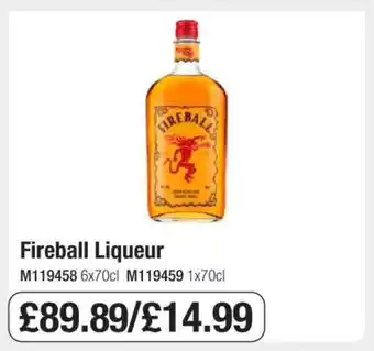 Makro Fireball Liqueur offer