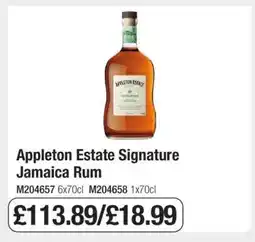 Makro Appleton Estate Signature Jamaica Rum offer