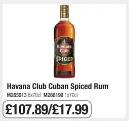 Makro Havana Club Cuban Spiced Rum offer