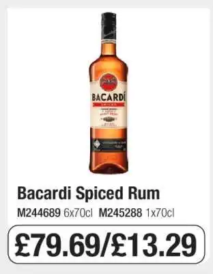 Makro BACARDÍ Spiced Rum offer