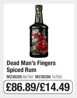 Makro Dead Man’s Fingers Spiced Rum offer