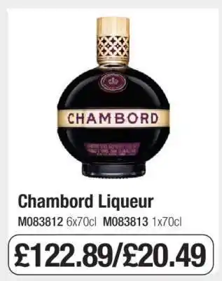 Makro Chambord Liqueur offer