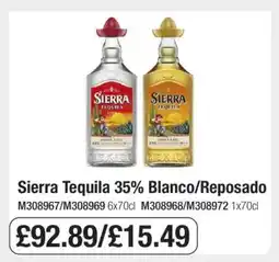 Makro Sierra Tequila 35% Blanco/Reposado offer