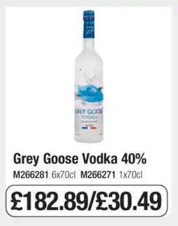 Makro Grey Goose Vodka 40% offer
