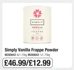 Makro Simply Vanilla Frappe Powder offer