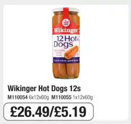Makro Wikinger Hot Dogs 12s offer