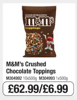 Makro M&M’s Crushed Chocolate Toppings offer