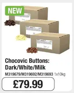 Makro Chocovic Buttons: Dark/White/Milk offer