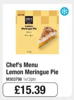Makro Chef’s Menu Lemon Meringue Pie offer