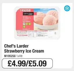 Makro Chef’s Larder Strawberry Ice Cream offer