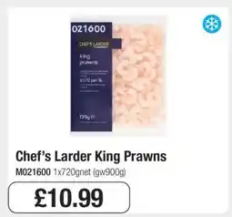 Makro Chef’s Larder King Prawns offer