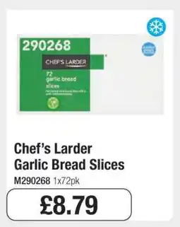 Makro Chef’s Larder Garlic Bread Slices offer