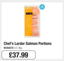 Makro Chef's Larder Salmon Portions offer