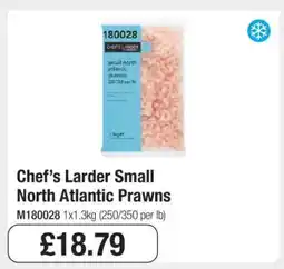 Makro Chef’s Larder Small North Atlantic Prawns offer