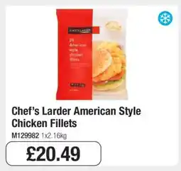 Makro Chef’s Larder American Style Chicken Fillets offer