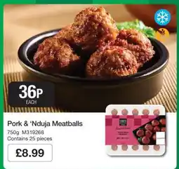 Makro Pork & ‘Nduja Meatballs offer