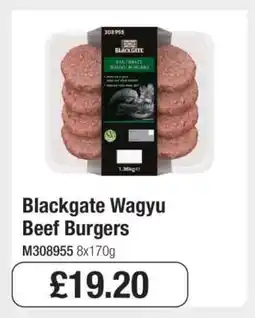 Makro Blackgate Wagyu Beef Burgers offer