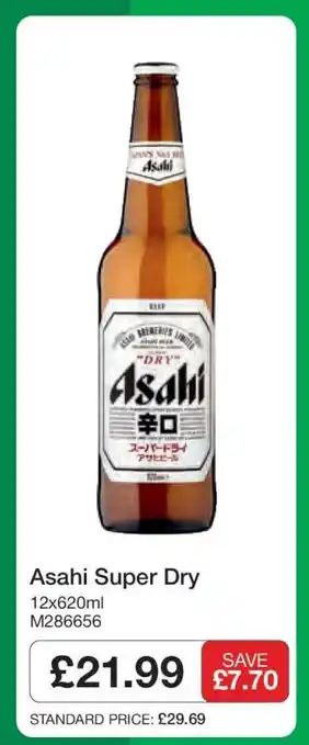 Makro Asahi Super Dry offer