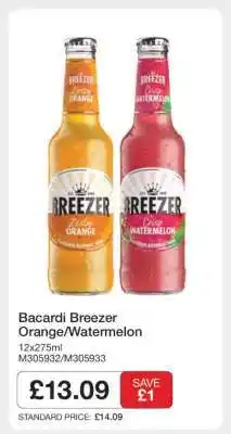 Makro Bacardi Breezer Orange/Watermelon offer