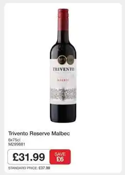 Makro Trivento Reserve Malbec offer