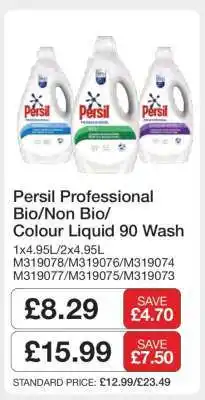 Makro Persil Professional Bio/Non Bio/Colour Liquid 90 Wash offer
