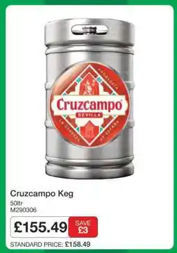 Makro Cruzcampo Keg offer