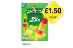 Londis Rowntrees Fruit Pastille Lollies offer