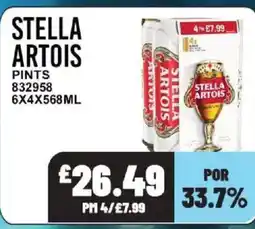 Bestway STELLA ARTOIS Pints offer