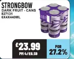 Bestway STRONGBOW Dark fruit - cans offer