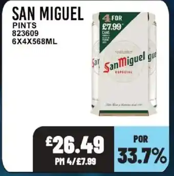 Bestway SAN MIGUEL Pints offer