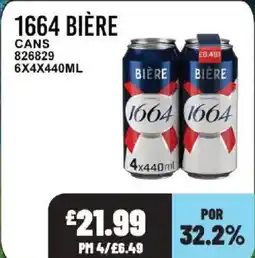 Bestway 1664 BIÈRE Cans offer