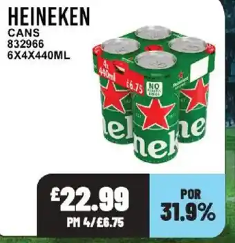 Bestway HEINEKEN Cans offer
