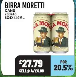 Bestway BIRRA MORETTI Cans offer