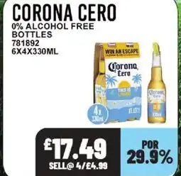 Bestway CORONA CERO 0% Alcohol free bottles offer