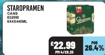 Bestway STAROPRAMEN Cans offer