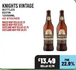 Bestway KNIGHTS VINTAGE Bottles offer
