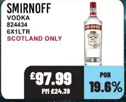 Bestway SMIRNOFF Vodka offer